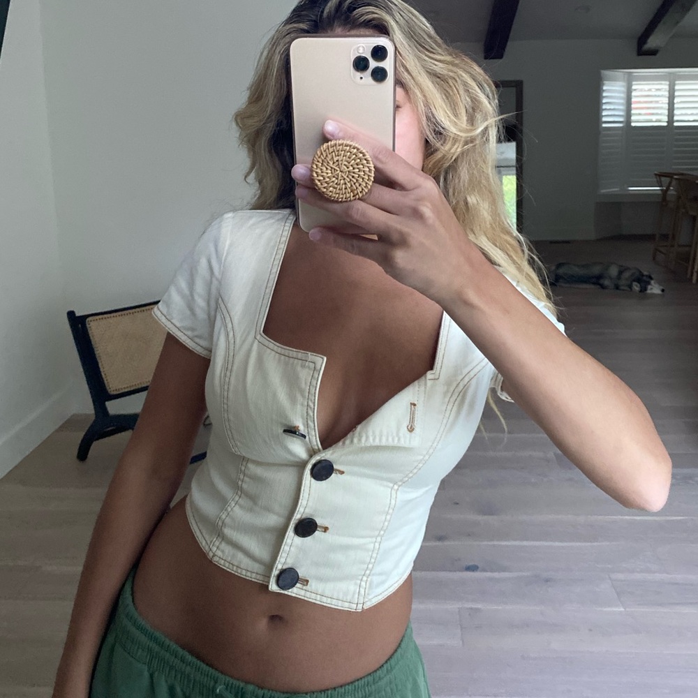 Anthropologie crop top - Picture 2 of 4